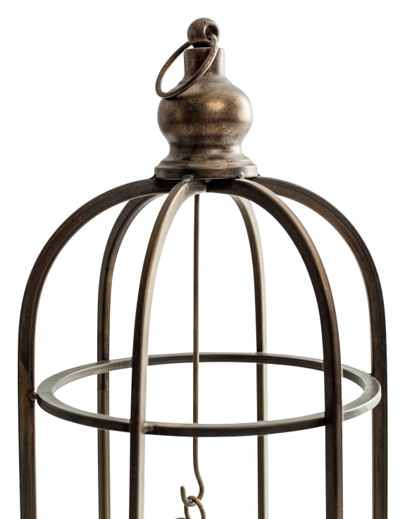 Industrial Birdcage Candle Lantern – Large