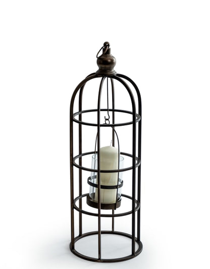 Industrial Birdcage Candle Lantern – Large