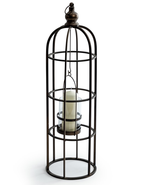 Industrial Birdcage Candle Lantern – Extra Large