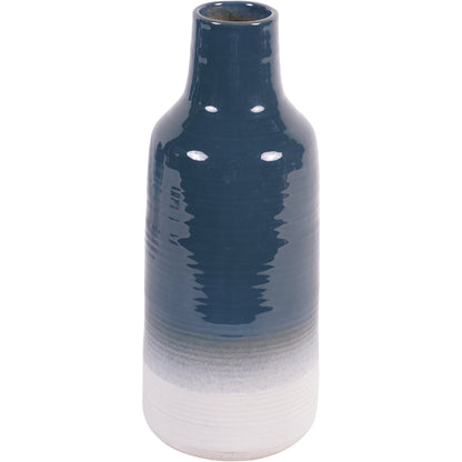 Laneham Stoneware Vase – Blue, Large