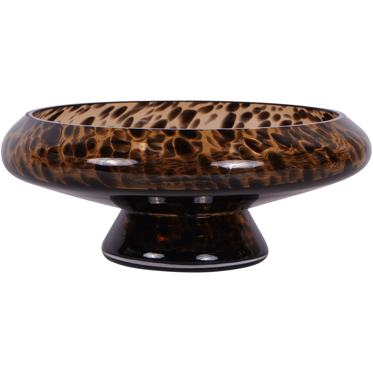 Soren Tortoiseshell Glass Decorative Bowl
