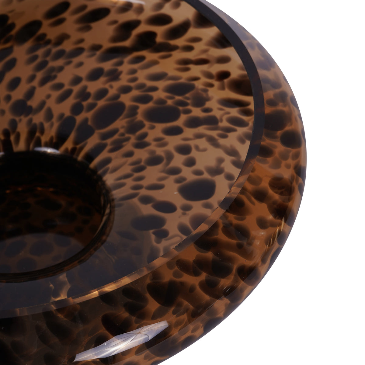Soren Tortoiseshell Glass Decorative Bowl