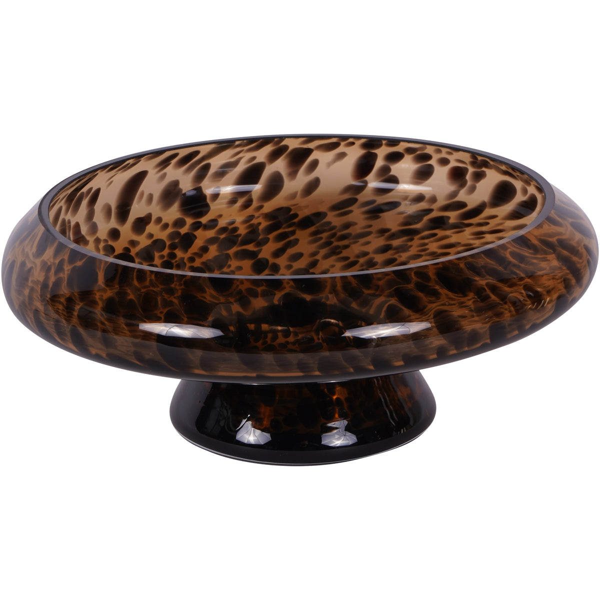 Soren Tortoiseshell Glass Decorative Bowl