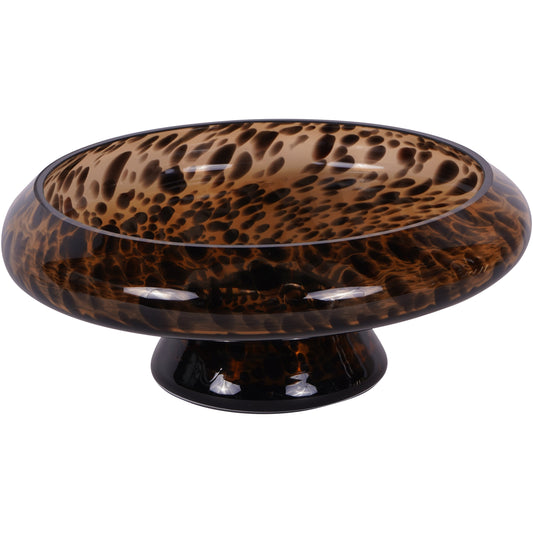 Soren Tortoiseshell Glass Decorative Bowl