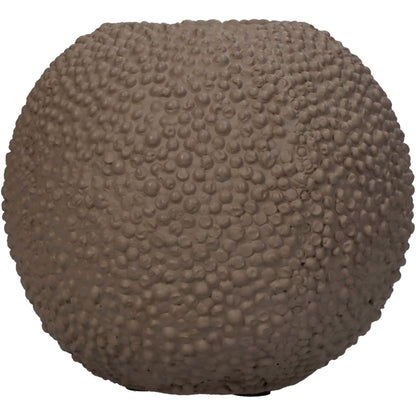 Textured Concrete Sphere Candle Holder – Small