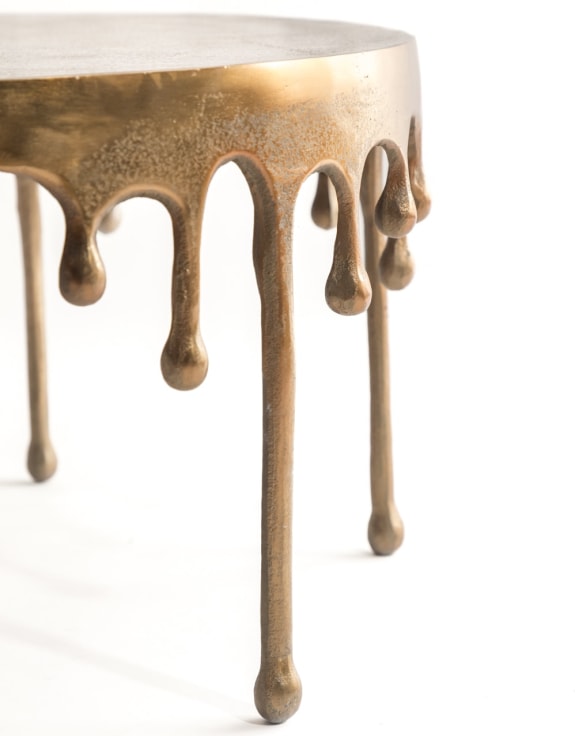 Dali Drip Aluminium Coffee Table – Gold