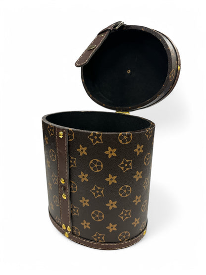 Decorative Cylinder Storage Case Set – 2 Piece