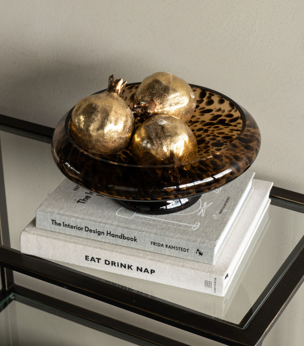 Soren Tortoiseshell Glass Decorative Bowl