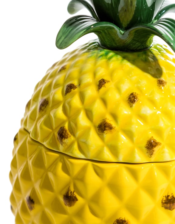 Ceramic Pineapple Storage Jar – Large